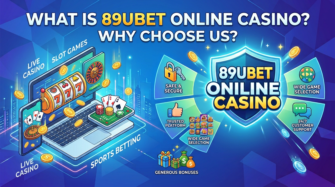 89UBET คาสิโนออนไลน์คืออะไร? ทำไมต้องเลือกเรา?