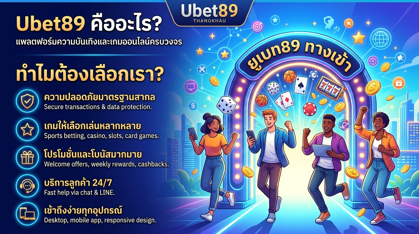 บริการลูกค้า Ubet89: พร้อมดูแล 24 ชั่วโมง