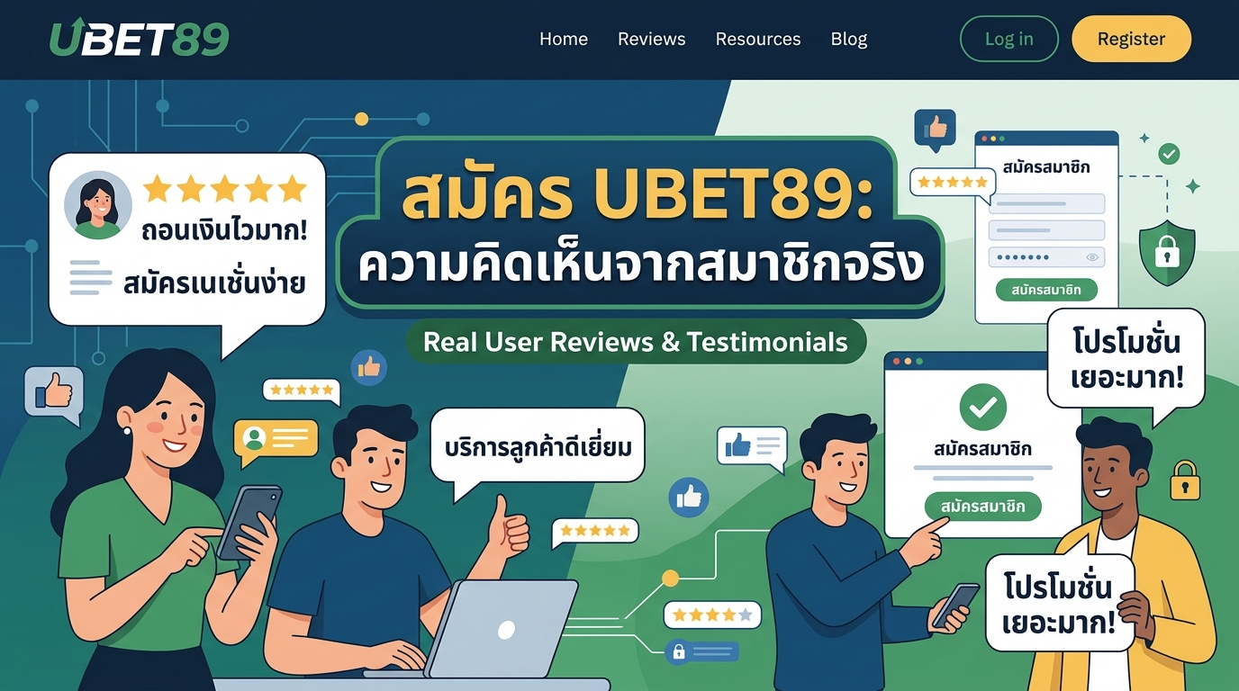 รีวิวจากผู้ใช้งานจริง: เสียงตอบรับจากสมาชิก UBET89