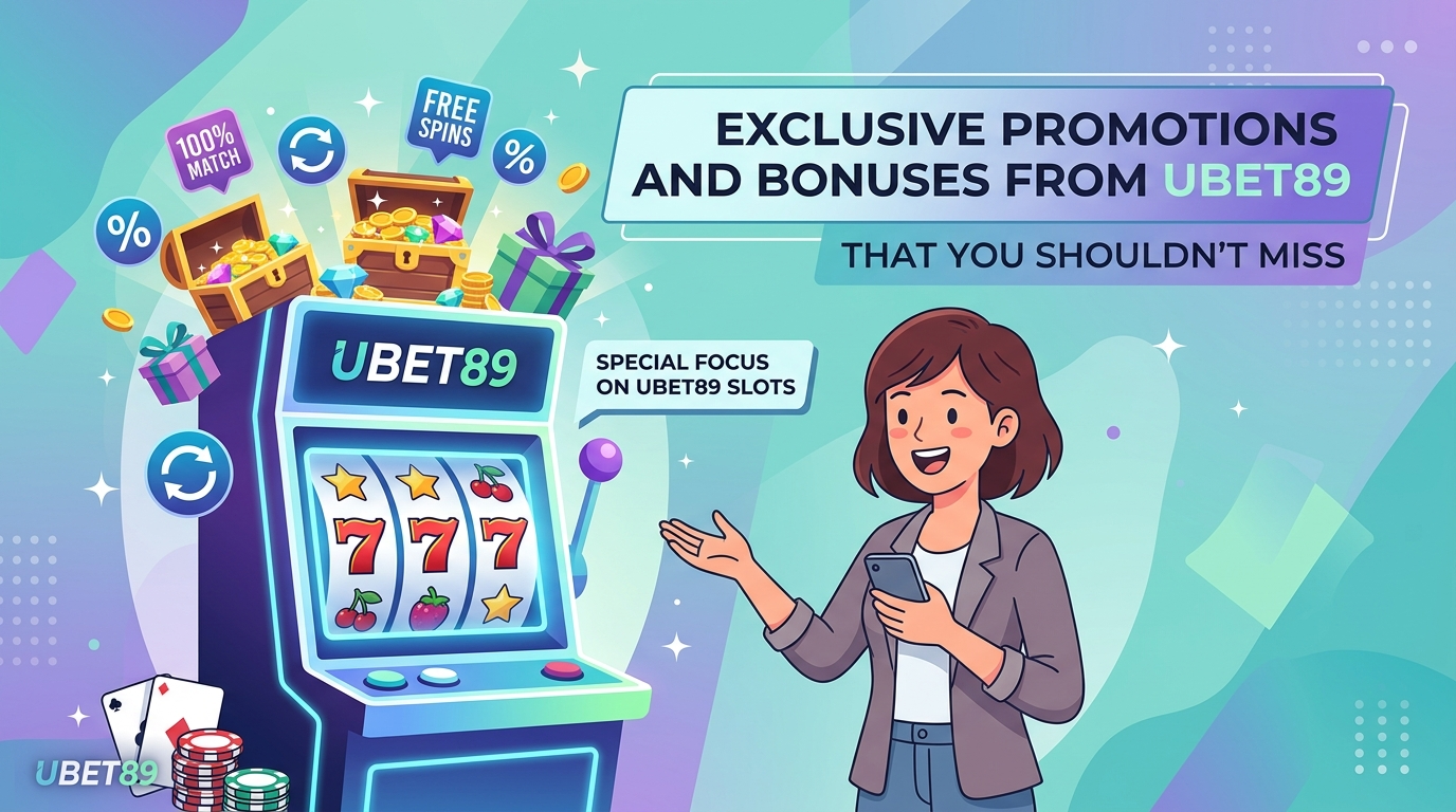 โปรโมชั่นและโบนัสสุดพิเศษจาก Ubet89 ที่คุณไม่ควรพลาด