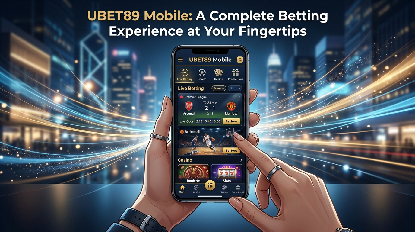 UBET89 มือถือ: ประสบการณ์การเดิมพันครบวงจรบนปลายนิ้ว