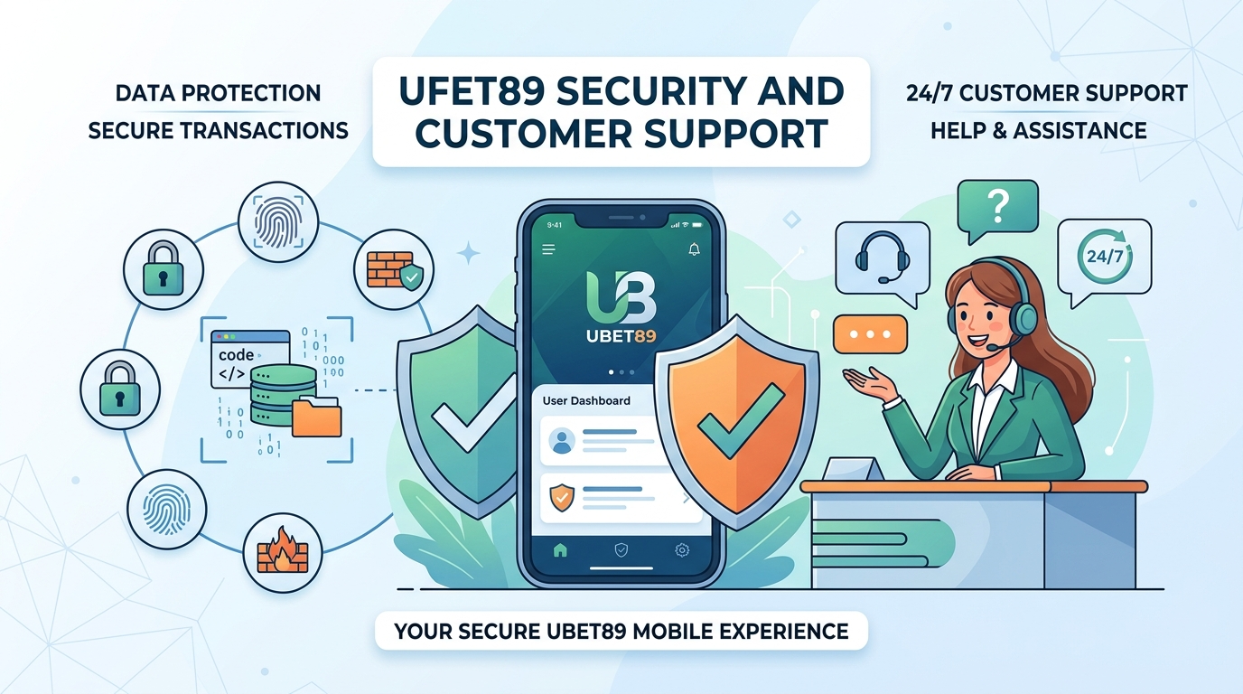 ความปลอดภัยและการสนับสนุนลูกค้าของ UBET89 Mobile